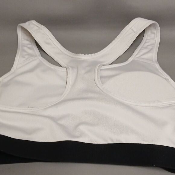 Nike Women's Grayish/White Sports Bra Size L Dri-fit - Picture 5 of 7